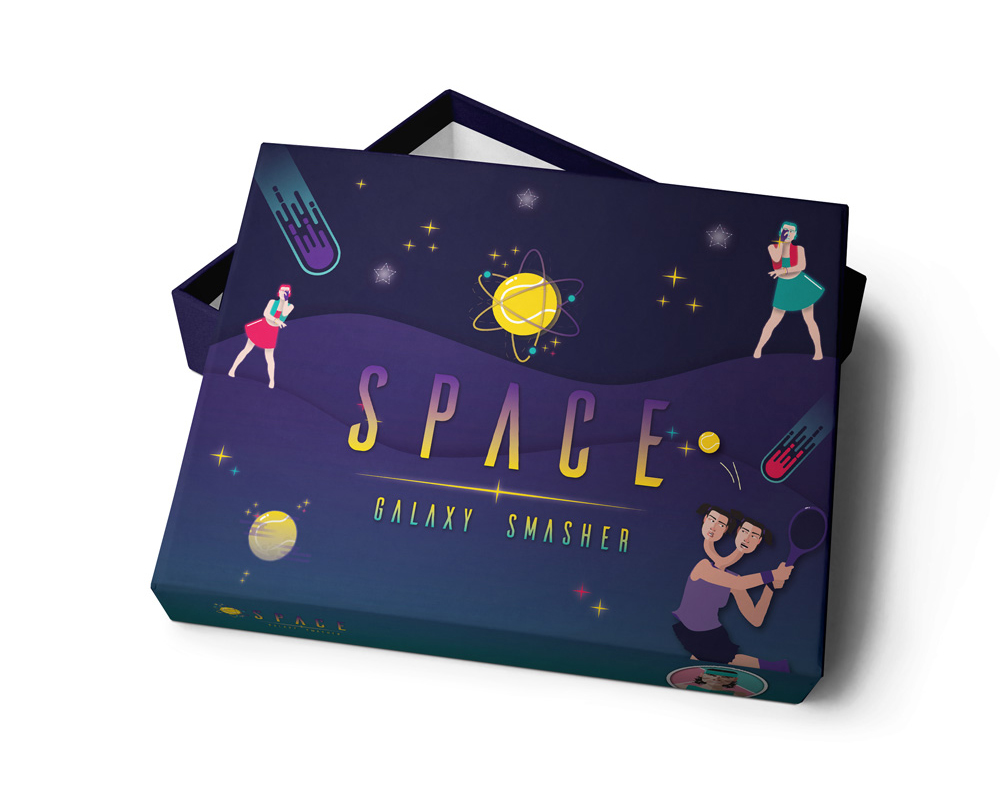 Packaging boite de jeu Space