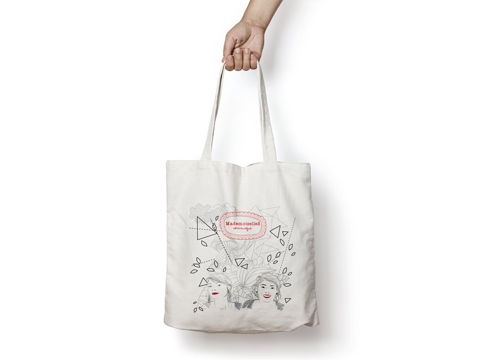 tote-bag mademoiselles céramique.